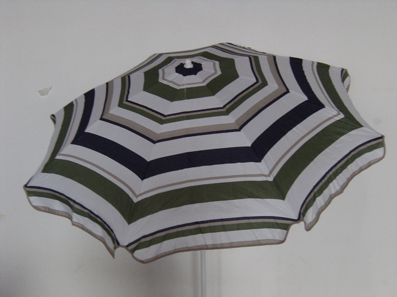 Parasol droit rond Maryland Ø1,8m Rayures multicolore